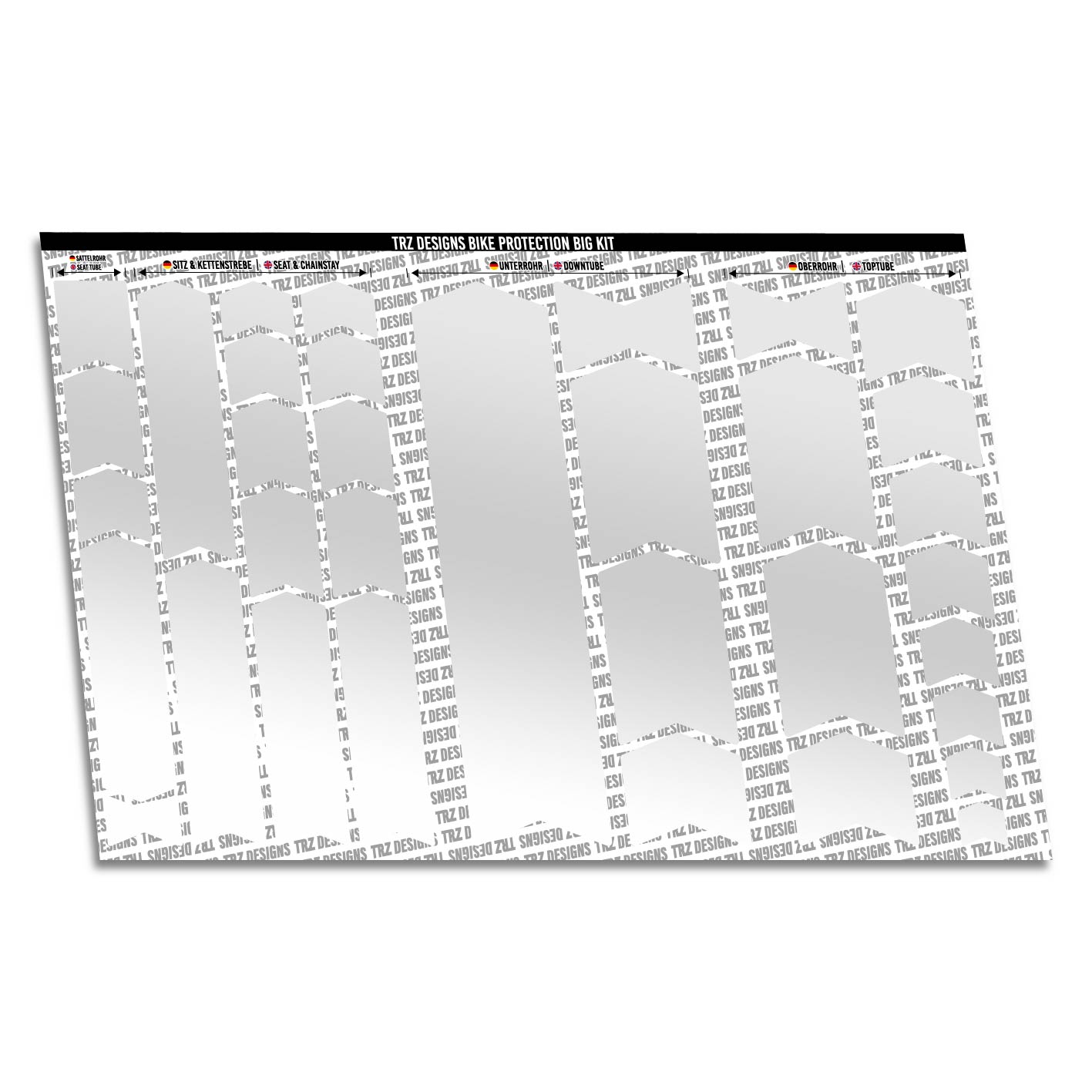 Rahmenschutzfolie Big Kit Glossy